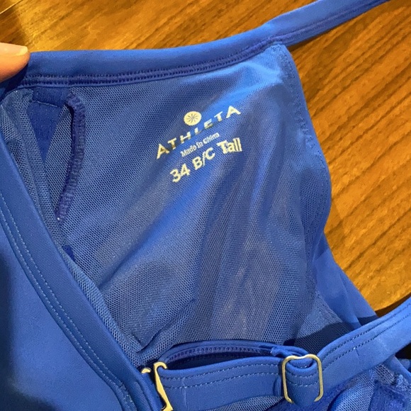 Athleta Twist Front Tall Tankini 34B/C - Picture 4 of 10